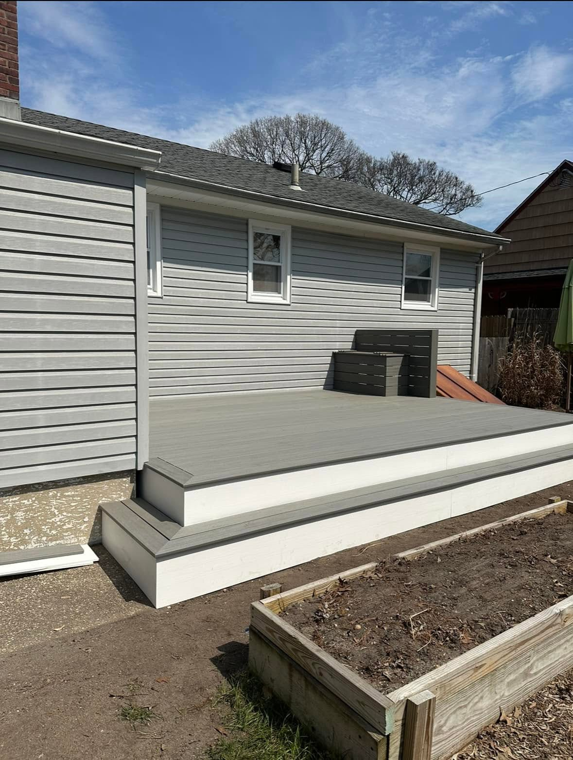 Finished remodeling and deck work by Thompson & Son Construction in Middletown, NJ