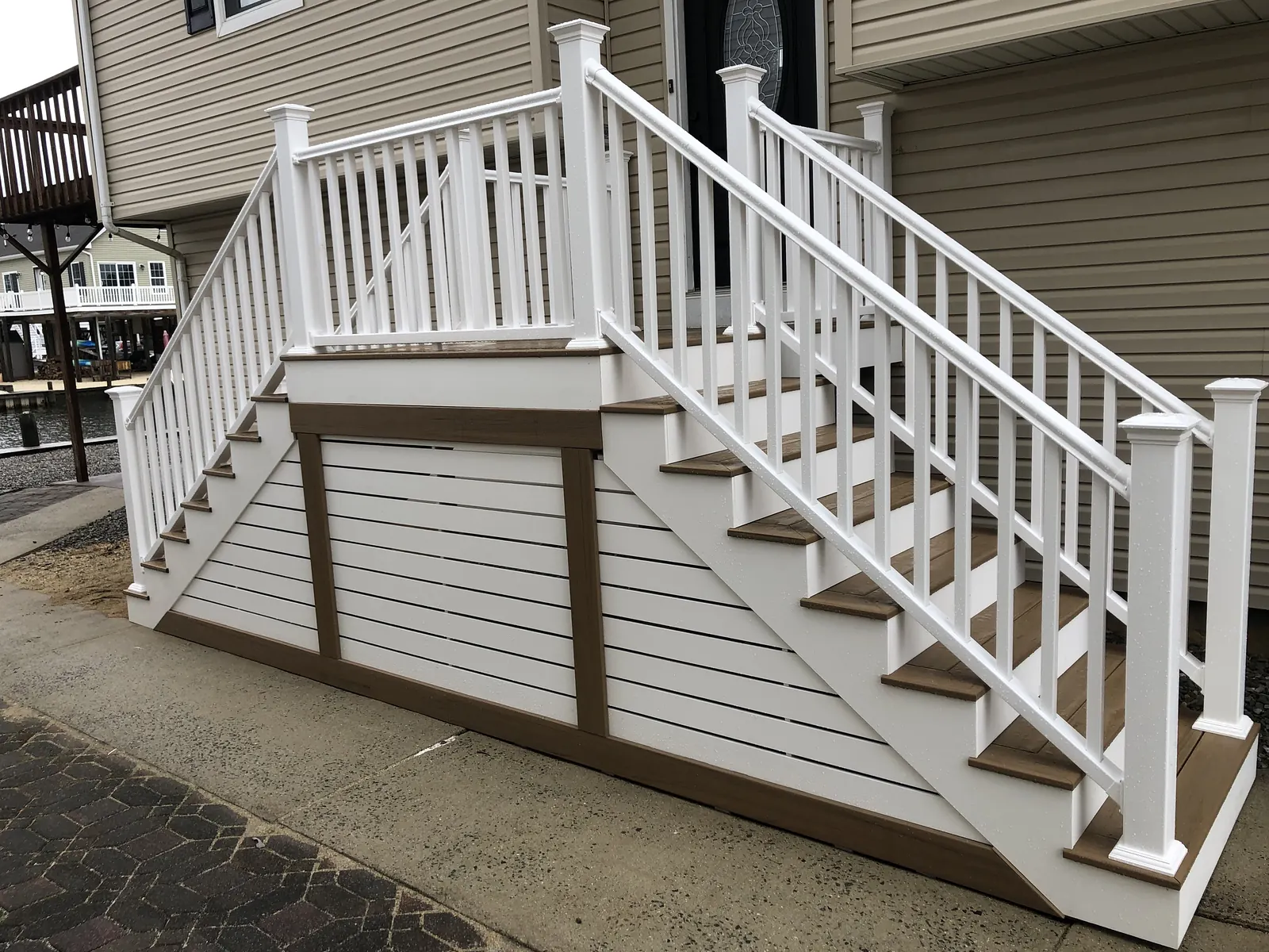 Custom decks project by Thompson & Son Construction, serving Monmouth County, NJ