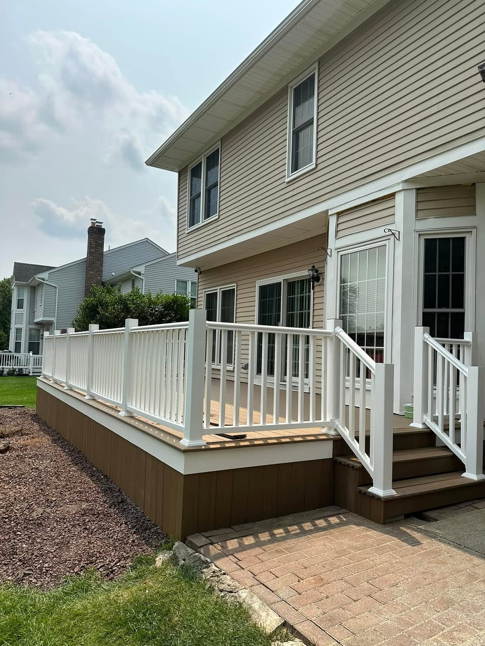 Finished remodeling and deck work by Thompson & Son Construction in Middletown, NJ