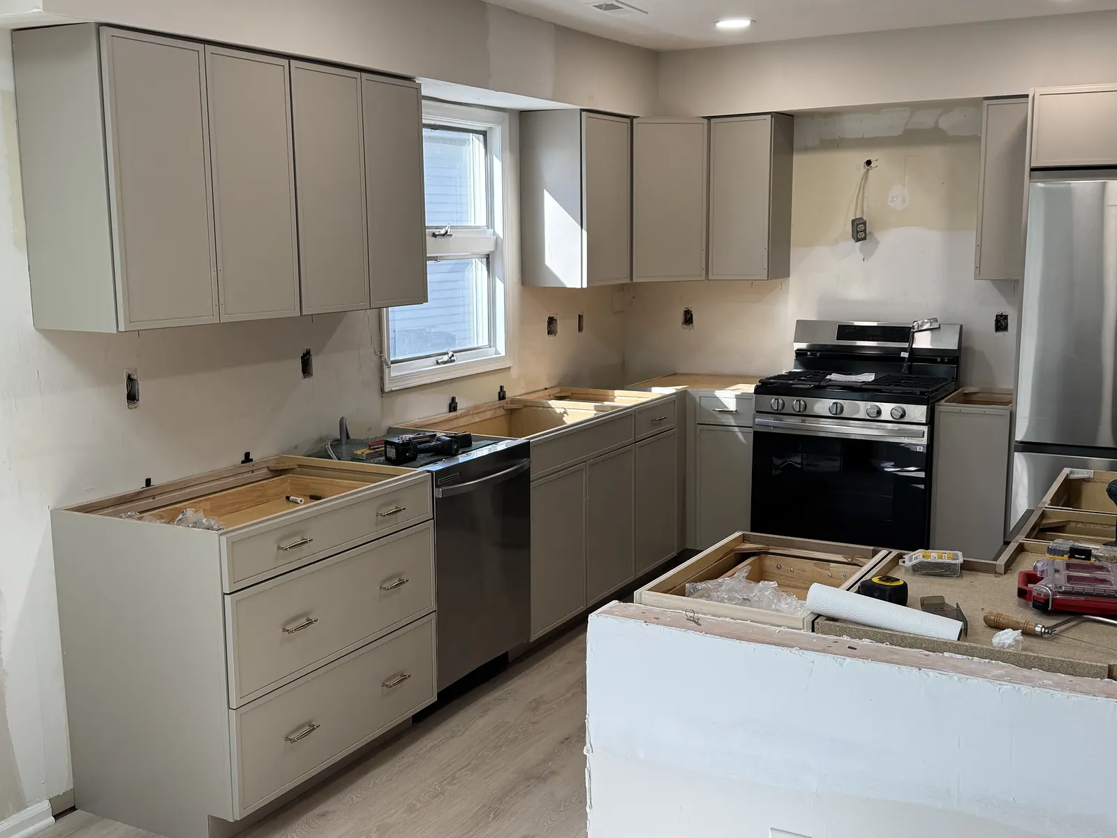 Kitchen remodeling project by Thompson & Son Construction, serving Monmouth County, NJ